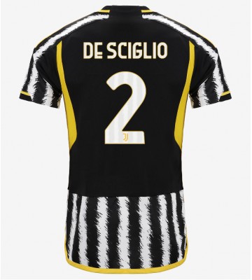 Juventus Mattia De Sciglio #2 Primera Equipación 2023-24 Manga Corta